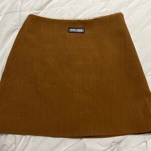 Miu Miu mini skirt